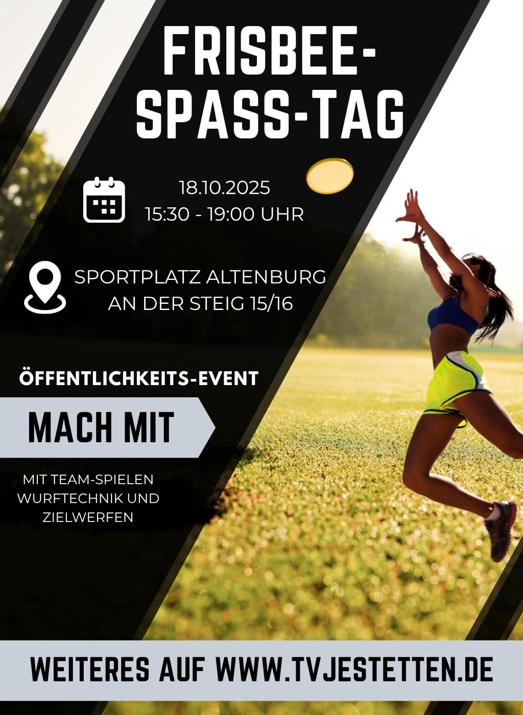 Frisbee-Spaß-Tag am 18.10.2025