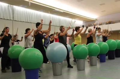 Aerobic Frauen Montag