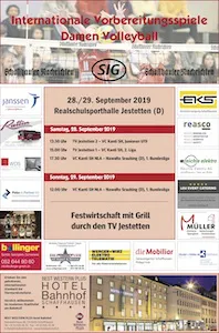Vorschau: Plakat Internationale Vorbereitungsspiele Damen 2019