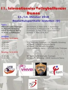Vorschau: Plakat Internationale Vorbereitungsspiele Damen 2018