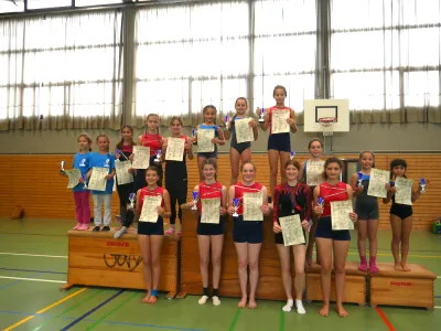 Siegerehrung beim Pokalturnen 2019