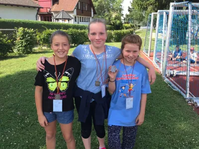 Drei Kinder mit Medaillen in Konstanz 2017