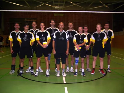 Herrenmannschaft in der Halle